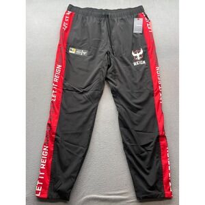 Fanatics Overwatch League Mens 2X Atlanta Reign Track Pants Joggers Black Red